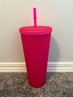 Starbucks Neon Pink Studded Tumbler
